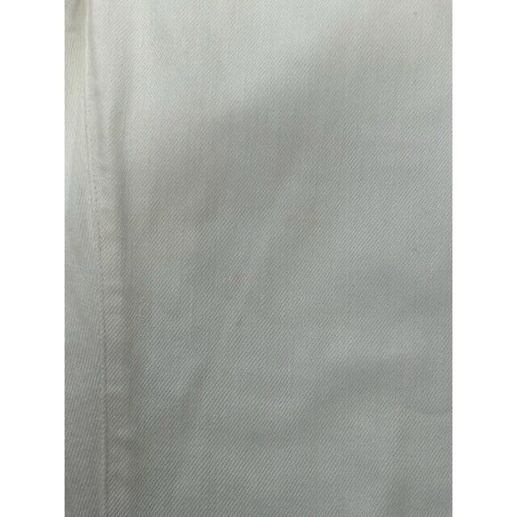 Lilly Pulitzer Main Line Straight Leg Jeans Mid Rise Pockets Denim White Size 4 - Picture 4 of 15